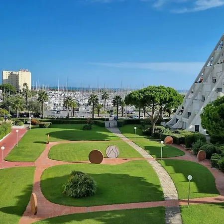 Apartment T2 Fidji Vue Port Et Parking Clim Wifi - Rossiconciergerie - Linge En Option La Grande-Motte